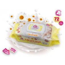 SALVIETTE BABY CAMOMILLA 72PZ